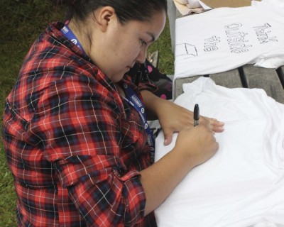 Students at an Outdoor Education camp
